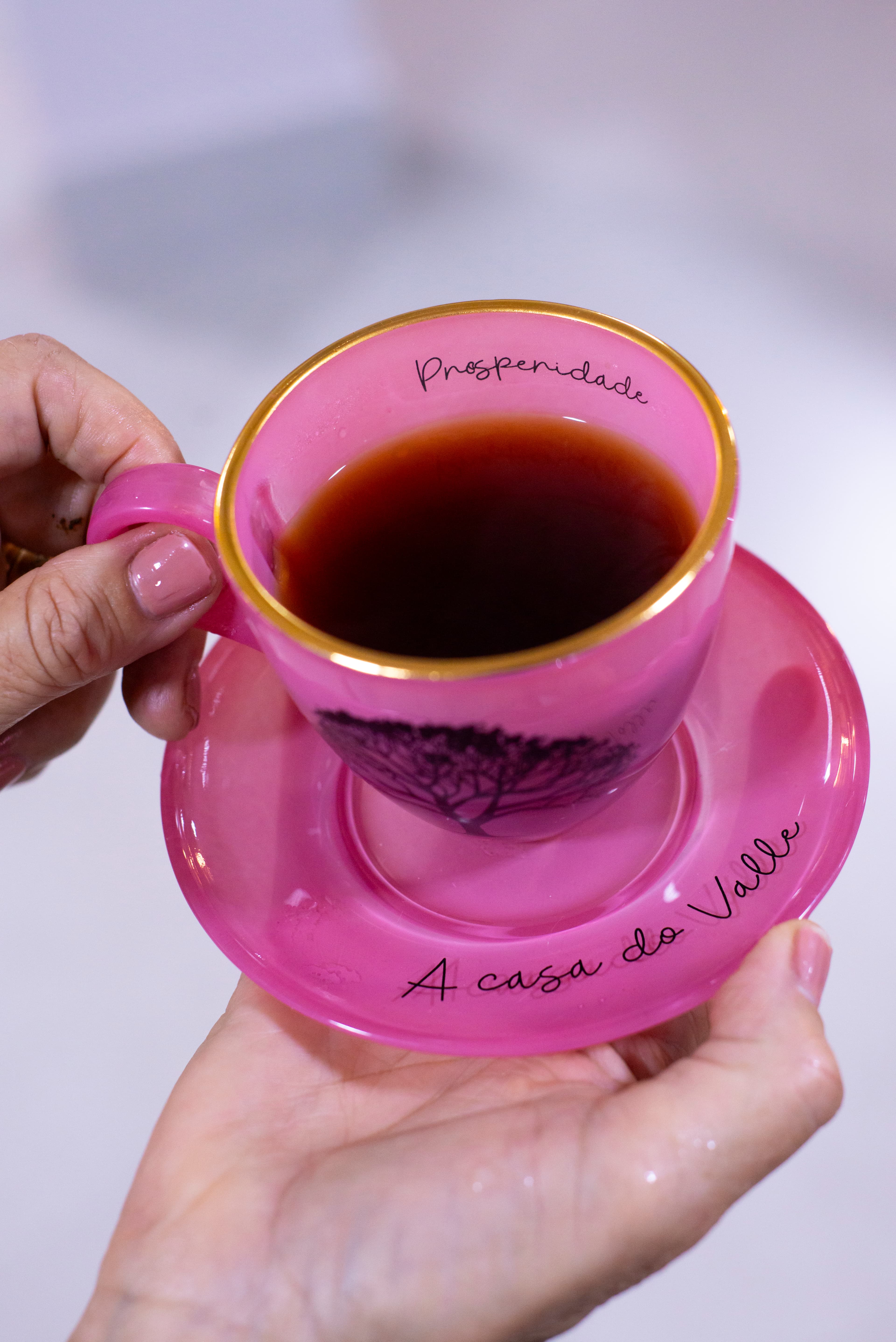 Café sendo servido